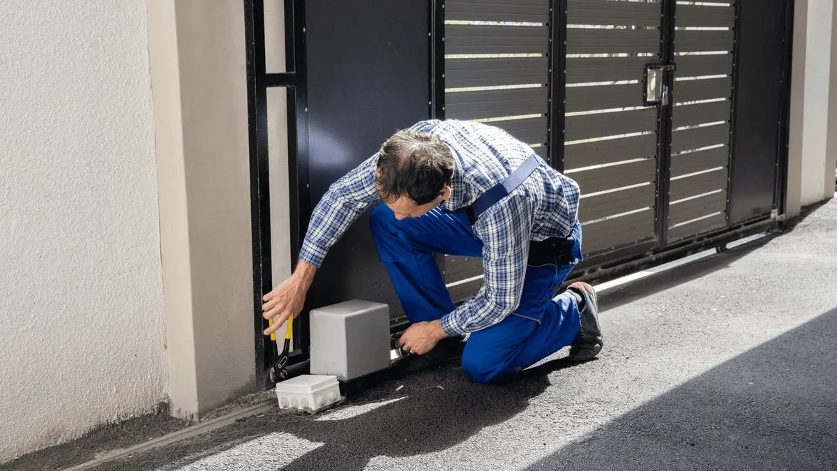 Instalación motor puerta corredera Murcia